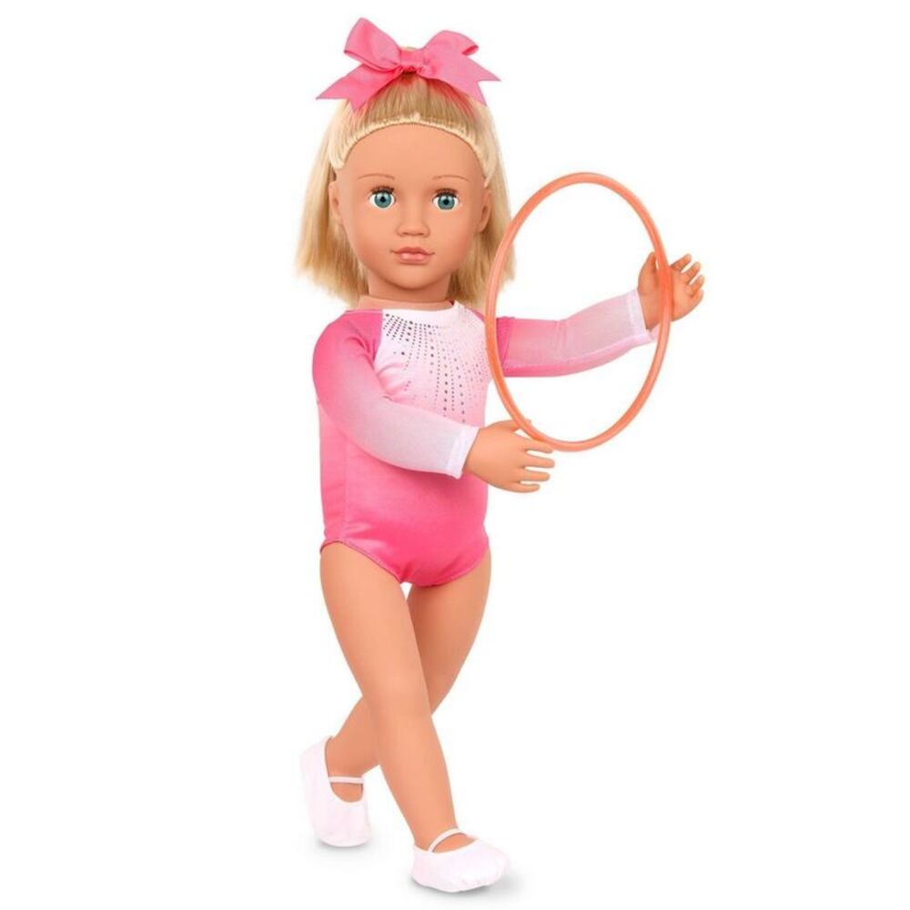 Indy 18" Doll & Gymnastics Accessory Set - Blonde Hair & Blue Eyes - Picture 2 of 4